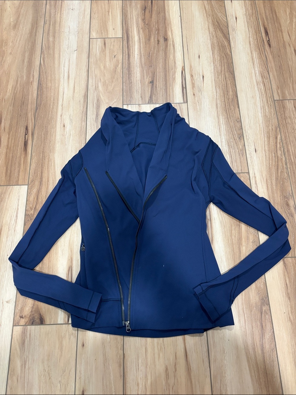 lululemon athletica Deep Blue Asymmetric Zip Blazer